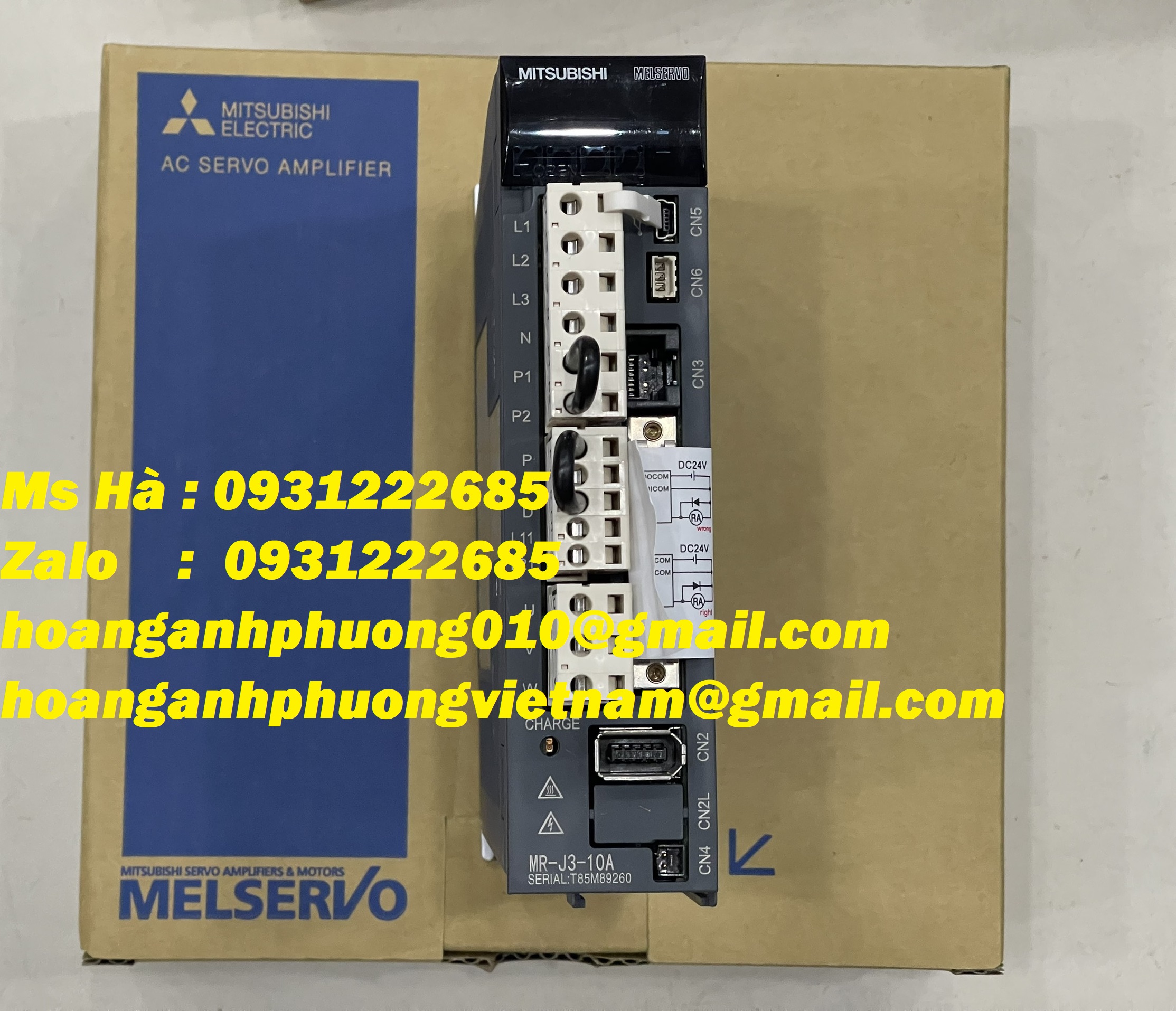 Servo motor J3 series chính hãng MR-J3-10A mitsubishi